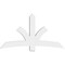Ekena Millwork Davenport Architectural Grade PVC Gable Bracket, 72"W x 39"H x 4"D x 6"F, 13/12 Pitch GBP072X39X0406DAV00 - alternate 5
